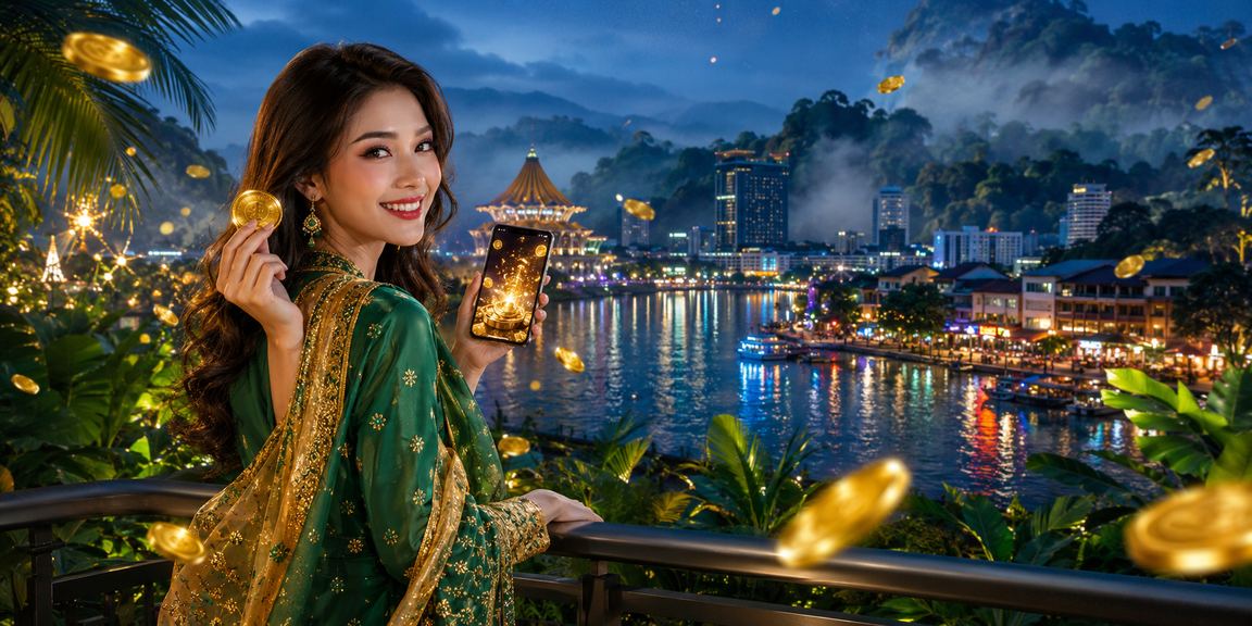 Pengguna Malaysia memantau pertaruhan e-sukan di peranti mudah alih semasa Hari Raya